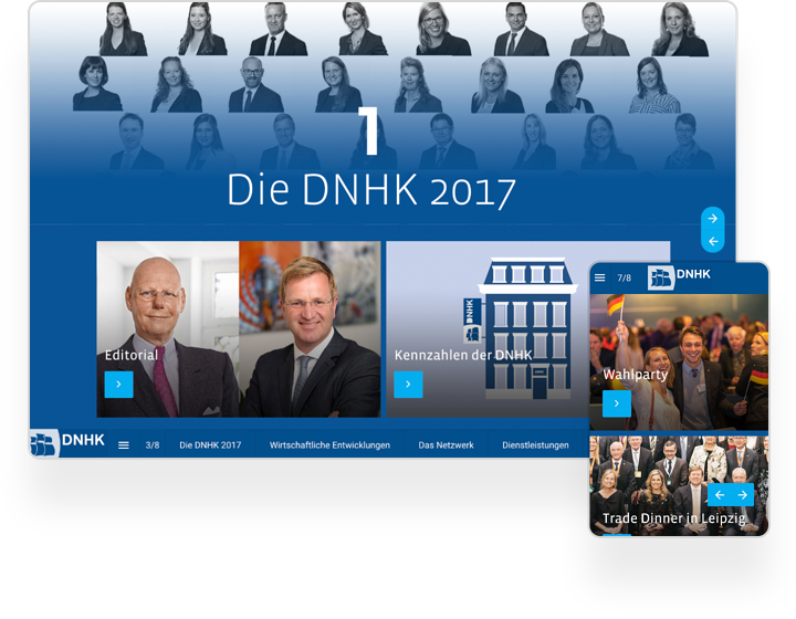 interactive magazine example DNHK