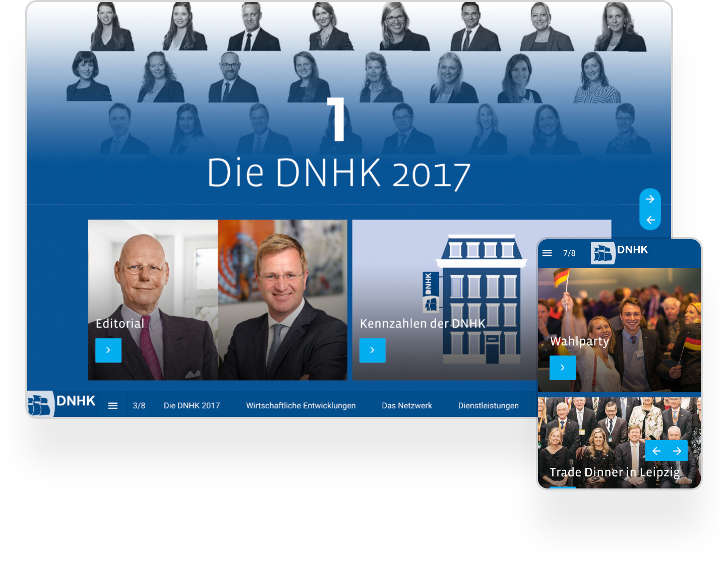 interactive magazine example DNHK